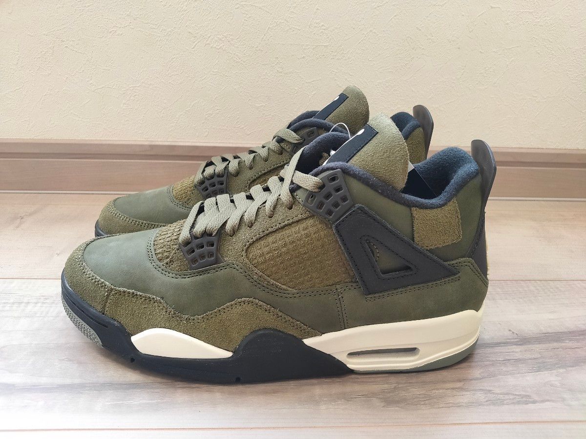 27cm NIKE AIR JORDAN 4 RETRO SE CRAFT OLIVE エアジョーダン 4 レトロ オリーブ