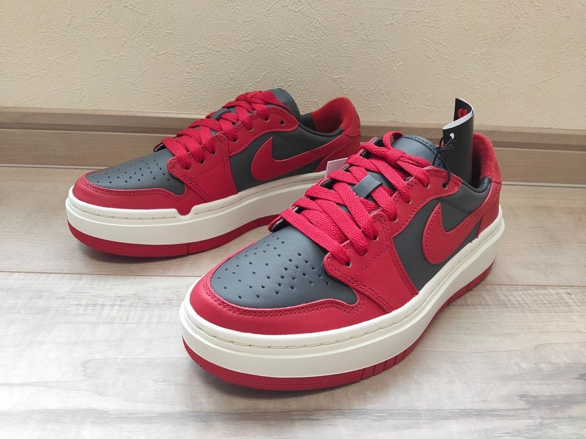 24.5cm NIKE WMNS AIR JORDAN 1 LOW ELEVATE ナイキ エアジョーダン ロー エレベート  赤