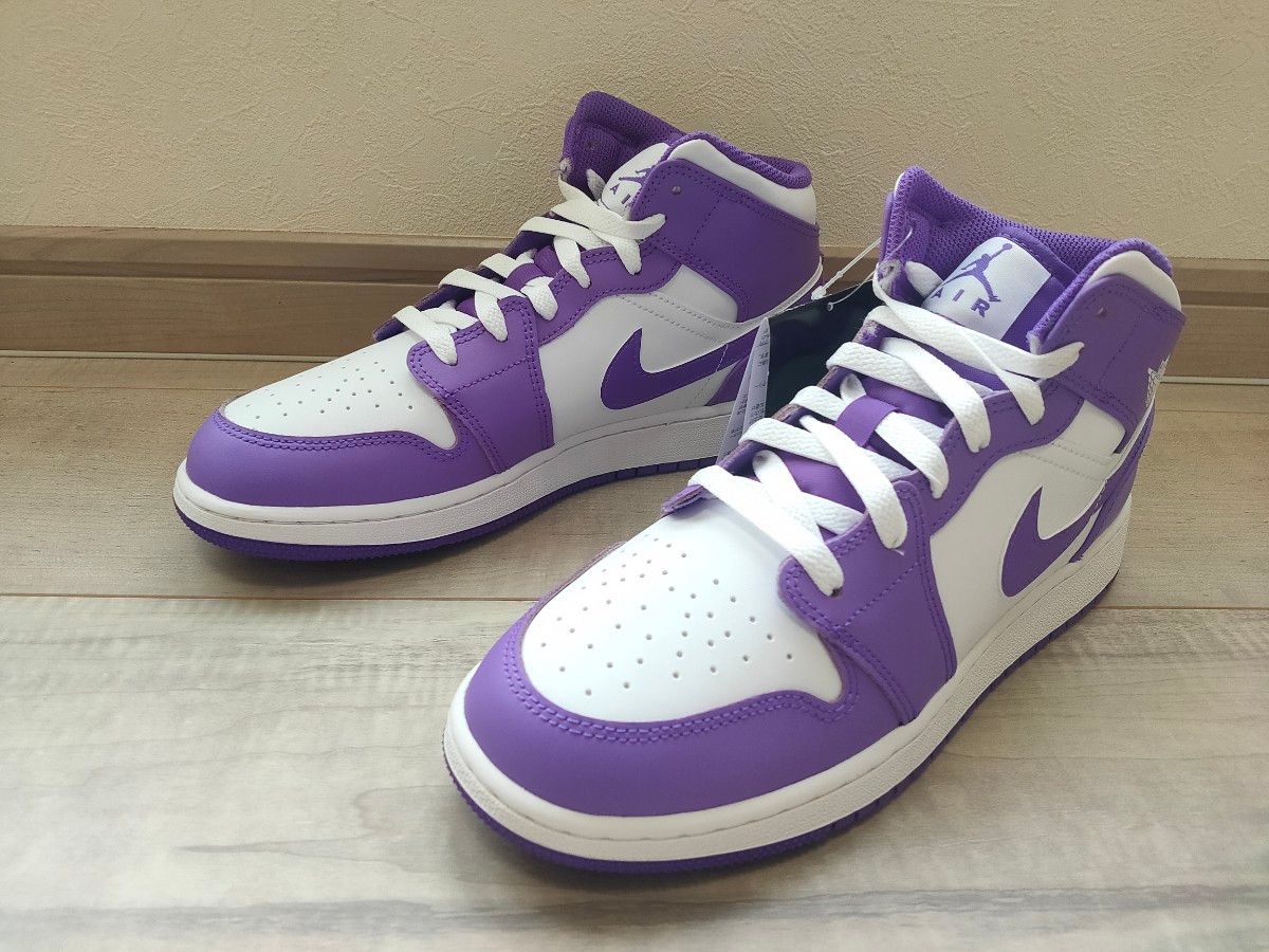 24 5cm NIKE AIR JORDAN 1 MID GS PURPLE VENOM ナイキ エア 24 5cm NIKE AIR JORDAN 1 MID GS PURPLE VENOM ナイキ エア