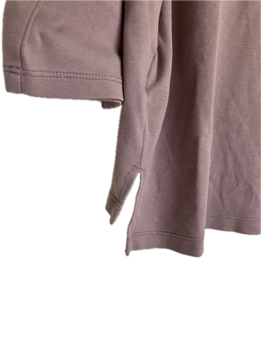 Avail   カットソー　Tシャツ　七分袖　綿100%   くすみピンク　Mサイズ