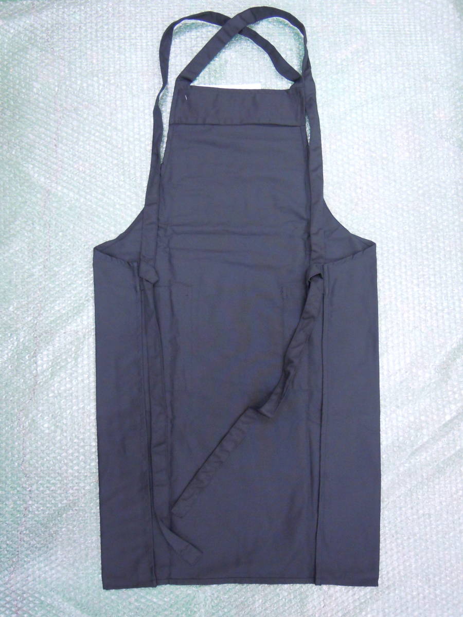 C135 new goods unopened 25 pieces set I Fit industry Cross type long apron black man and woman use free size 6.. front pocket cooking DIY