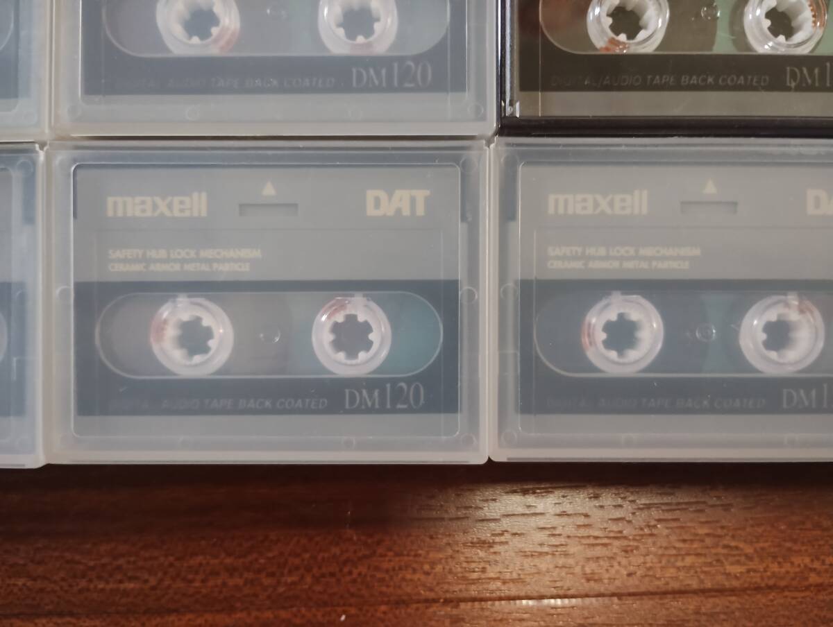 DAT tape maxell digital audio tape DM120 30ps.