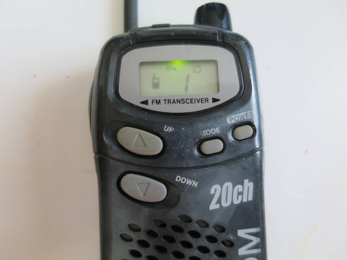  used Icom made small electric power transceiver IC-4008B operation verification settled new goods with battery 20 tea n