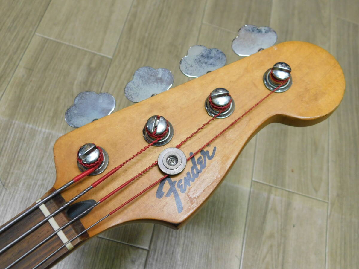 Fender Mexico Squier series JAZZ BASS fender Jazz beShaller peg present condition /M01