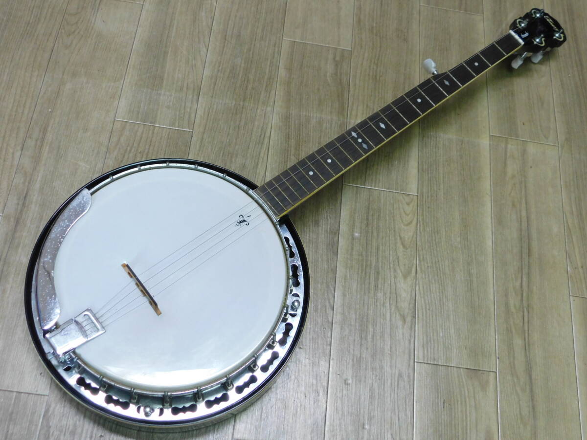 [ Japan Vintage ]Thumb Standard Tenesy banjo 5 string exclusive use hard case attached /C476