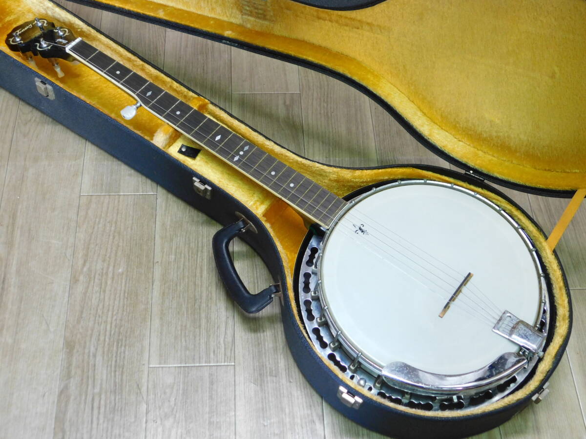 [ Japan Vintage ]Thumb Standard Tenesy banjo 5 string exclusive use hard case attached /C476