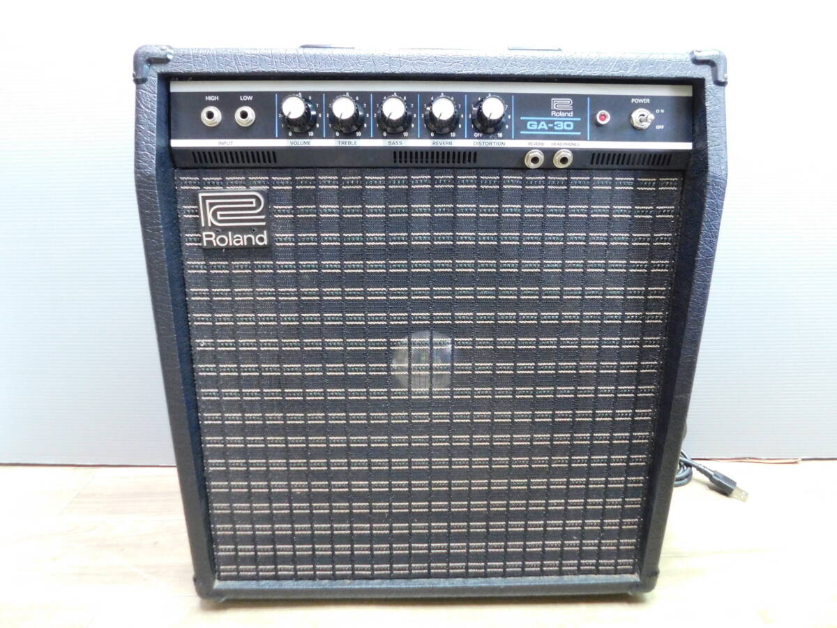 【ジャパンヴィンテージアンプ】Roland ローランド GA-30 70年代日本製ギターアンプ ３７W 状態良好/K763_画像2