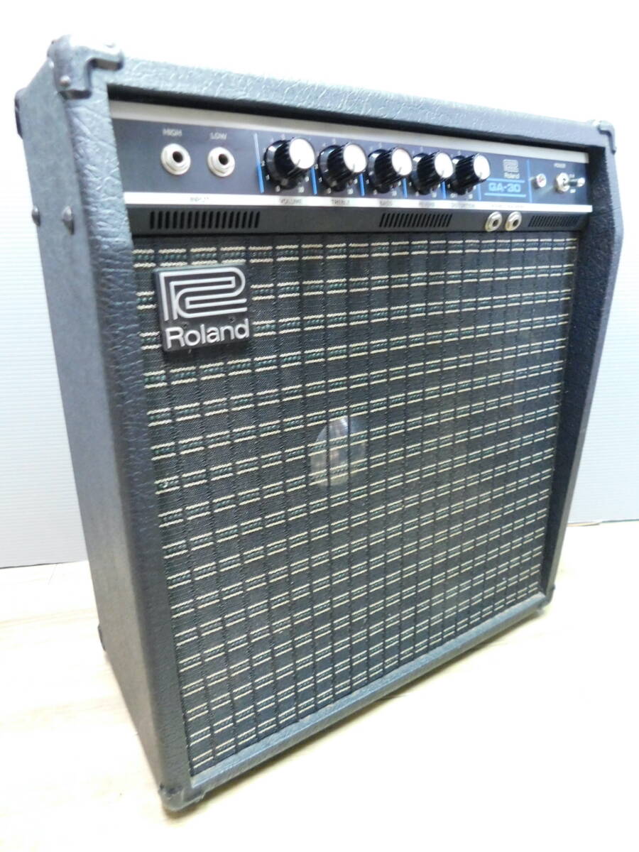 【ジャパンヴィンテージアンプ】Roland ローランド GA-30 70年代日本製ギターアンプ ３７W 状態良好/K763_画像1