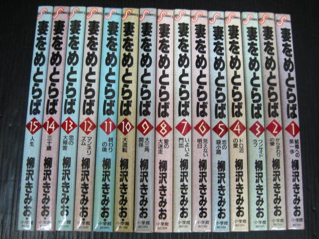 妻をめとらば　全15巻　柳沢きみお　昭和62年～1990年全巻初版発行 1e6d_画像1