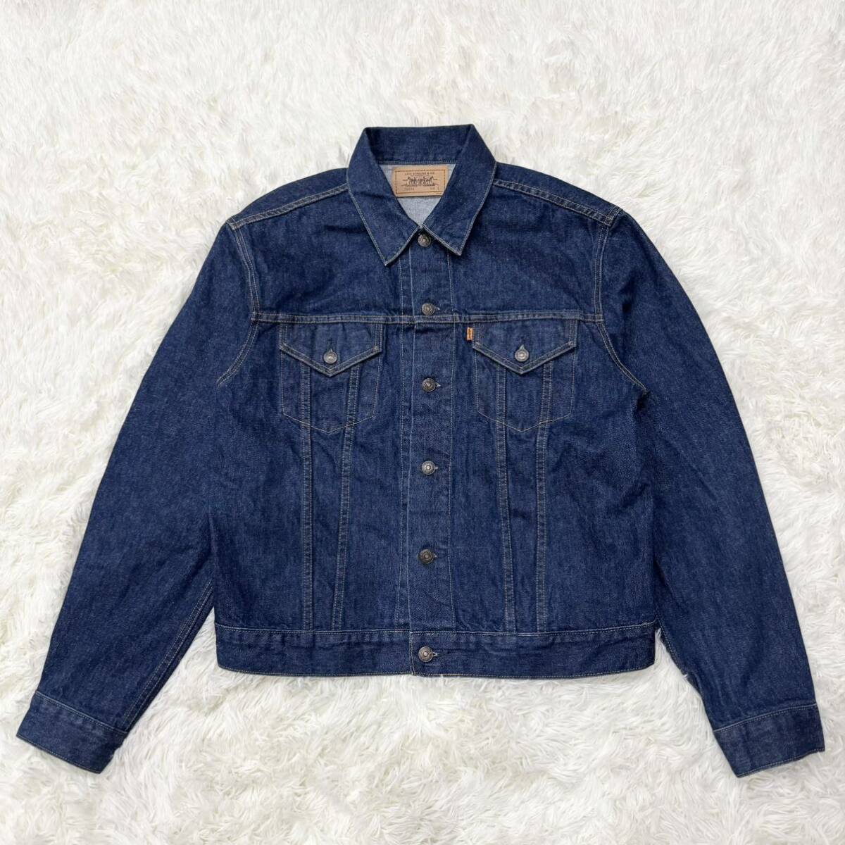 Levi's リーバイス デニムジャケット 70606-07 Lサイズ 濃紺 Levi's リーバイス デニムジャケット 70606-07 Lサイズ 濃紺