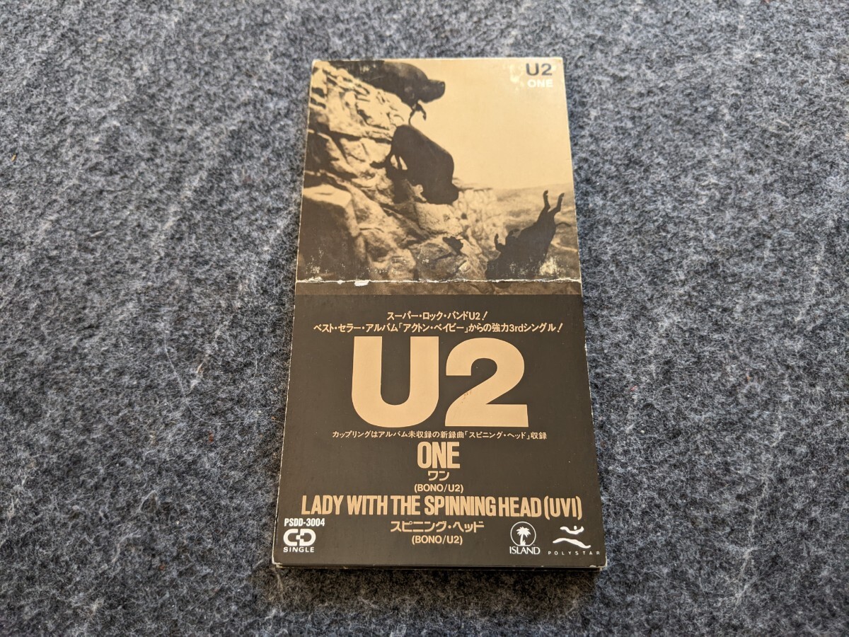 U2 (ユーツー) One ワン◇希少8cmCD◇短冊_画像1