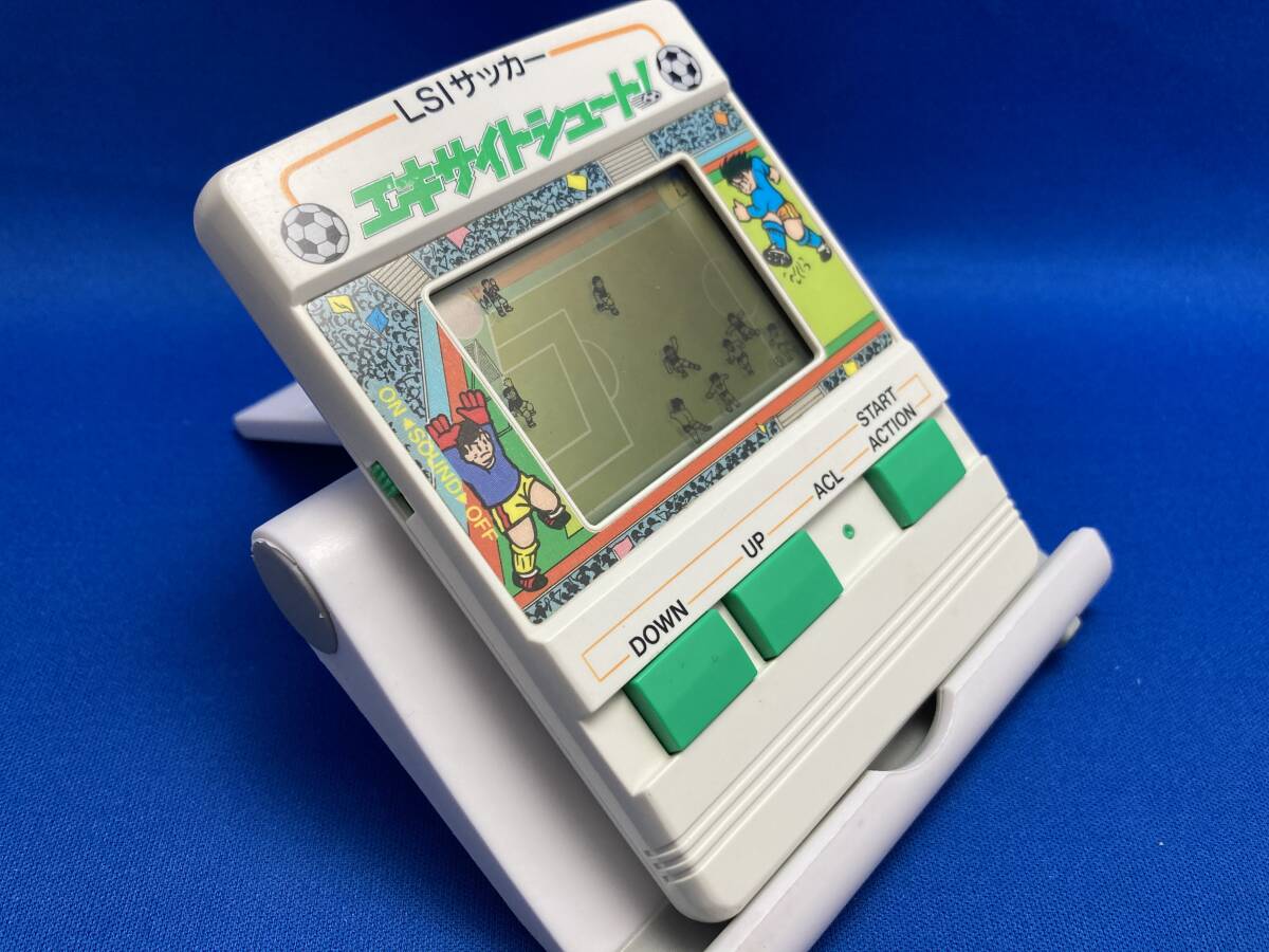 【動作メンテ品】LSIゲーム エキサイトシュート ゲームウォッチ LCD　バンダイ 携帯ゲーム BANDAI レトロ_画像3