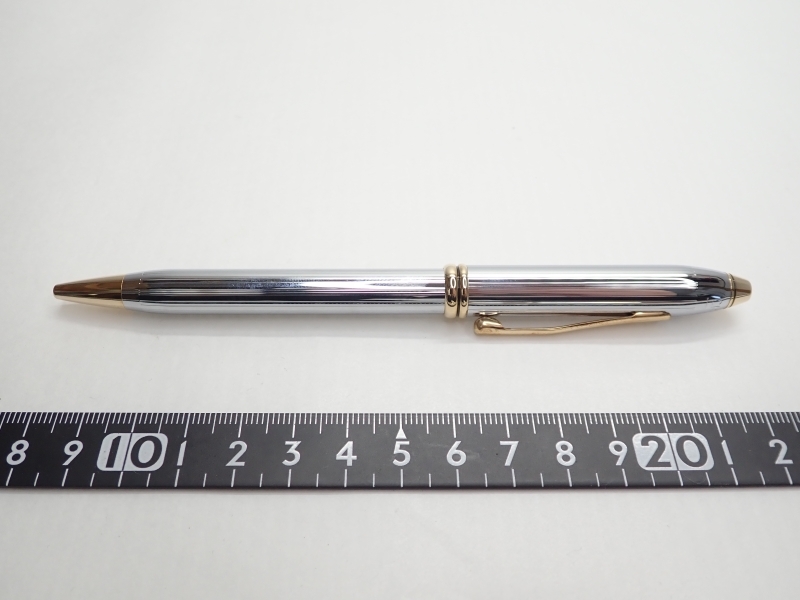 V915　CROSS　クロス　ボールペン　シルバー×ゴールドカラー　Stationery　Pen_画像9
