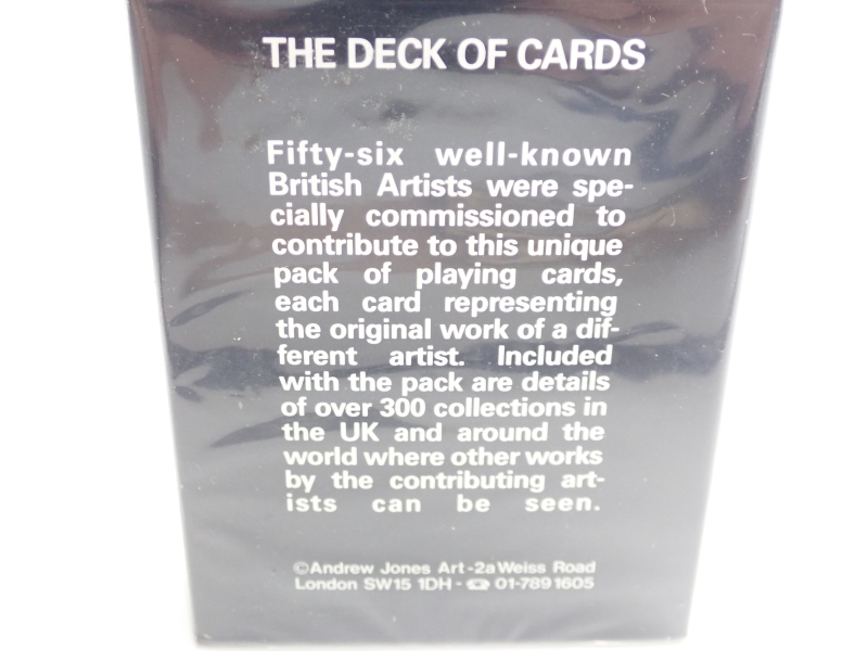 S145　トランプ　The Deck of card　56人のイギリスアーティスト UK 56 Artists レトロ ヴィンテージ 年代品 未開封 Vintage playing cards_画像4