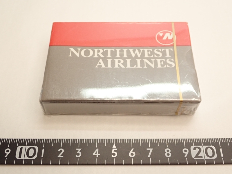 S152　トランプ　NORTHWEST AIRLINES　ノースウエスト航空　飛行機 航空機 レトロ ヴィンテージ 年代品 未開封 Vintage playing cards_画像4