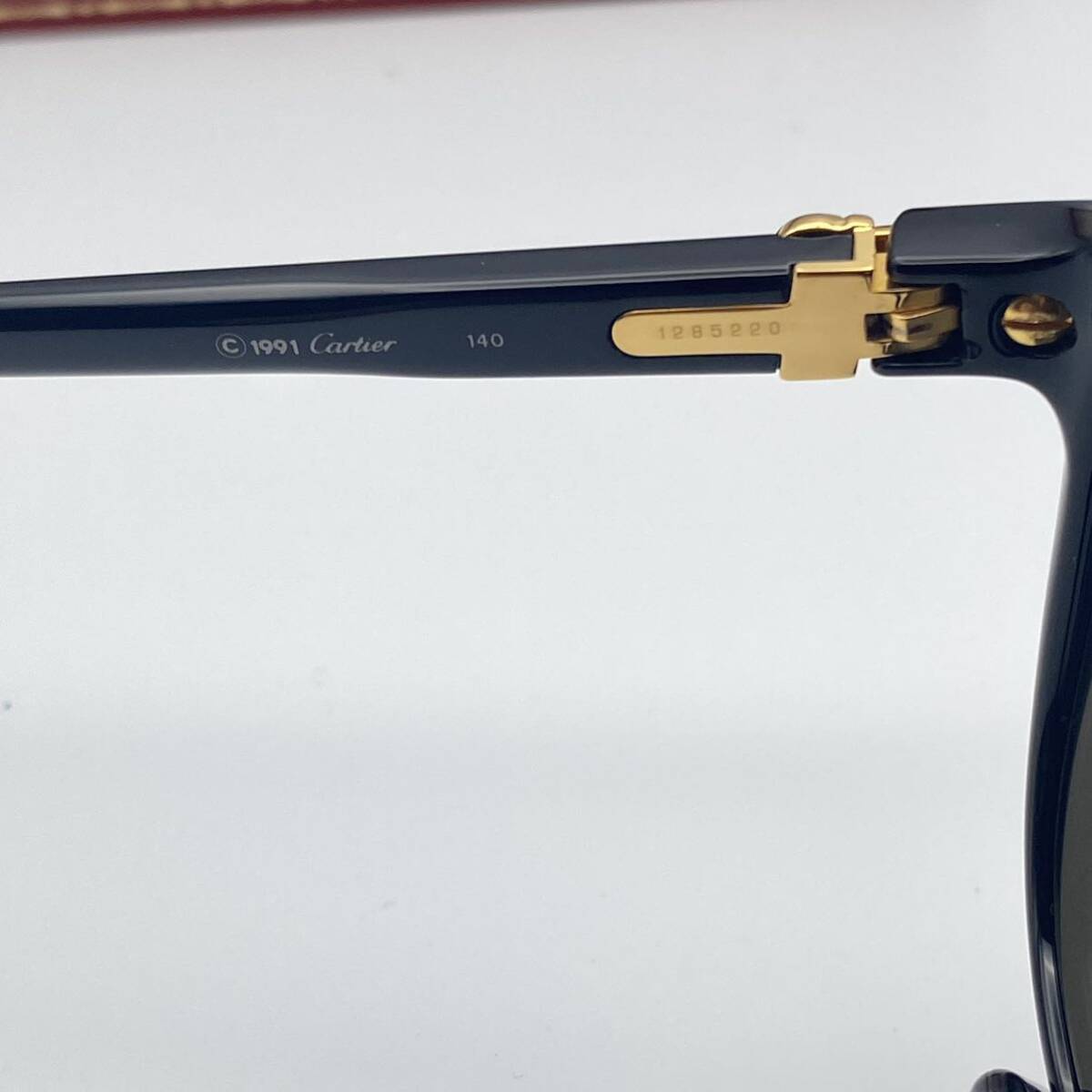 CARTIER ブラック サングラス カルティエ 眼鏡  の画像5