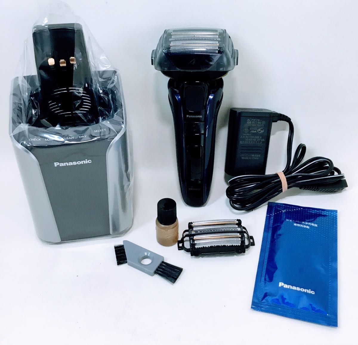 美品】パナソニック Panasonic ラムダッシュ電気シェーバー 洗浄 美品】パナソニック Panasonic ラムダッシュ電気シェーバー 洗浄