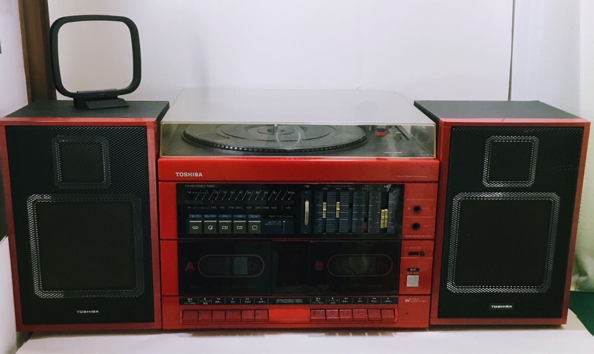 昭和レトロ TOSHIBA東芝 ステレオ サウンドシステムSL-6 昭和レトロ TOSHIBA東芝 ステレオ サウンドシステムSL-6