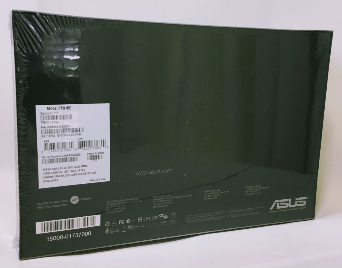 【新品未開封品】タブレット　ASUS VivoTab TF810C  GY64