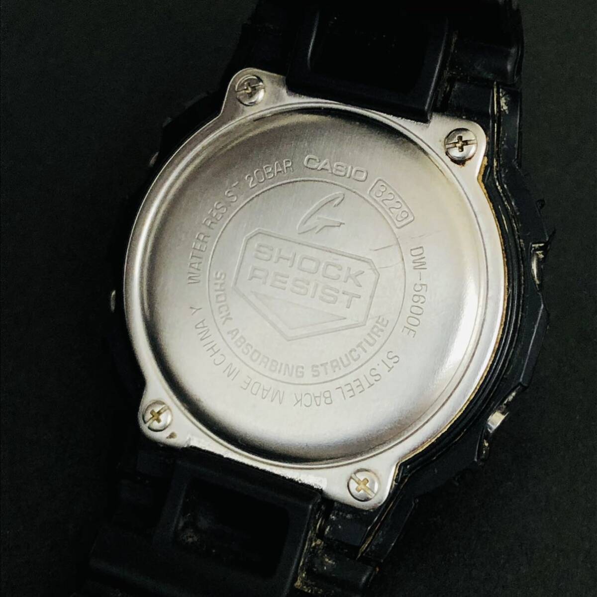 G-SHOCK Gショック DW-5600E ブラック メンズ 不動 M1の画像7