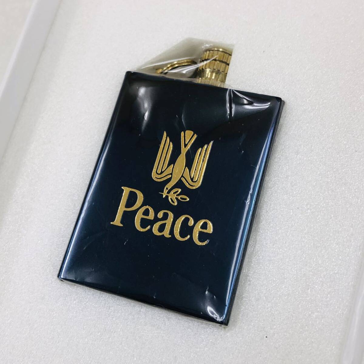 美品 懸賞品 3点セット Peace ピース ブルーカラー Zippo ジッポー & ボールペン オリジナル _画像3