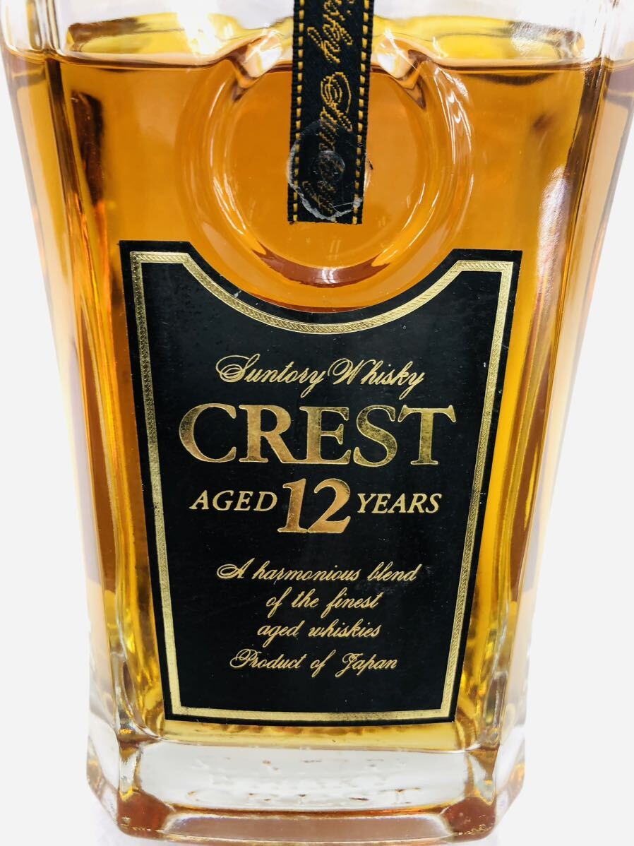 クレスト 12年 CREST SUNTORY WHISKY 700ml 未開栓 700ml C5