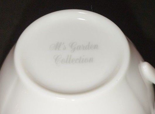 A64  M’s　GardenCollection　カップ＆ソーサー　未使用品　コーヒーカップ　ティーカップ