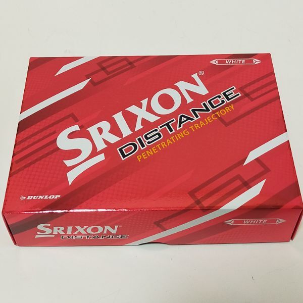 即決　送料込み　2ダース　ホワイト　スリクソン　ディスタンス　ボール　DUNLOP SRIXON DISTANCE 　　新品