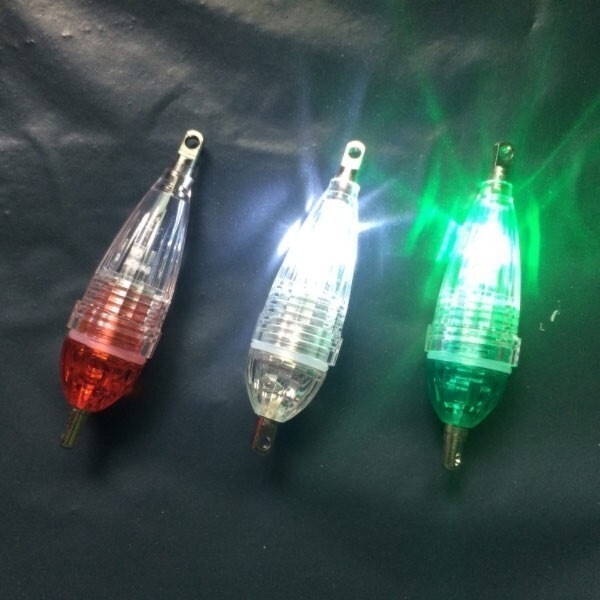 1円 LED 集魚灯 5カラー 6cm 5個セット 水中ライト 夜釣り 仕掛け ミニ 2o_画像4