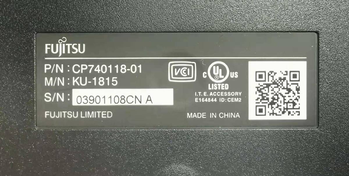■富士通純正 USB 日本語キーボード CP740118-01(KU-1815)_画像4