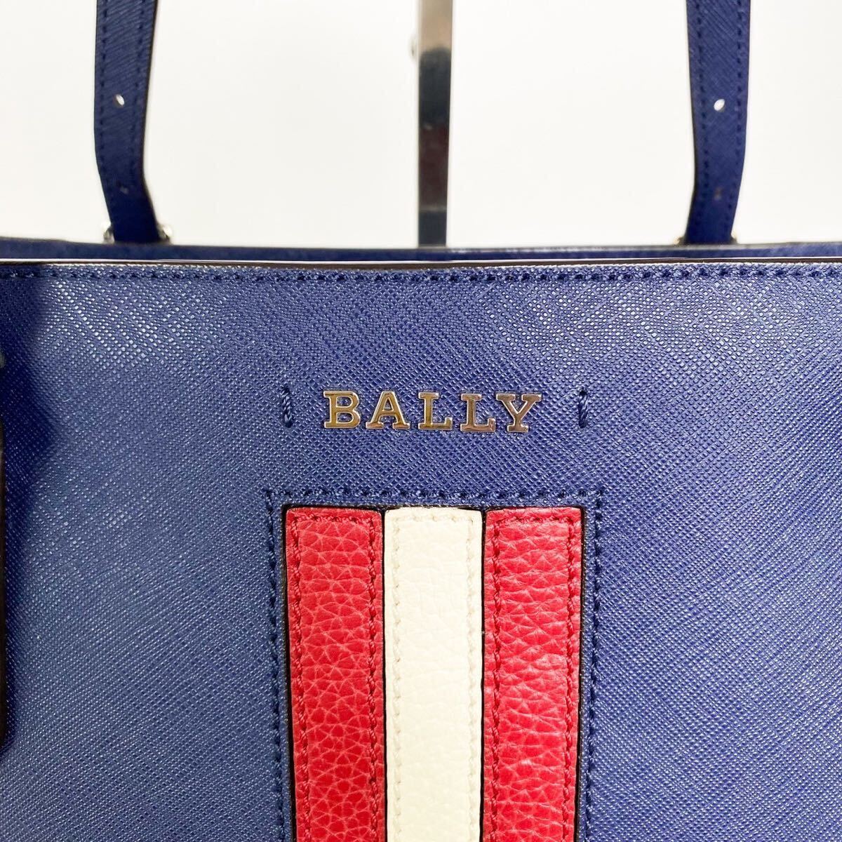 не использовался класс / действующий дизайн * BALLY Bally большая сумка портфель Supra tore spo плечо ..A4safia-no кожа темно-синий мужской 