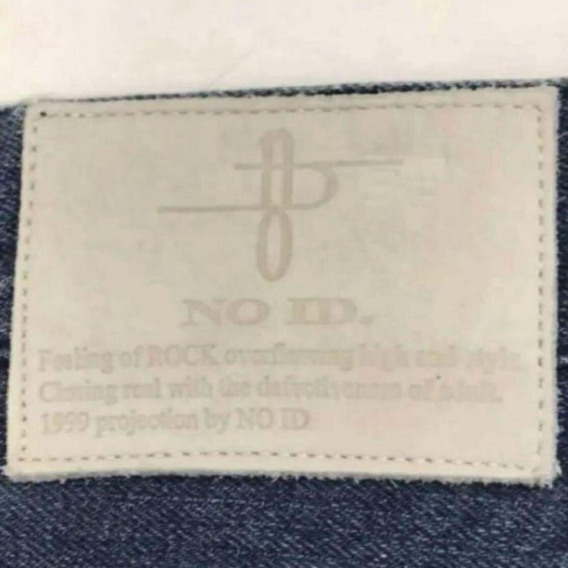 NOID BLACK No ID черный авария джинсы B3764