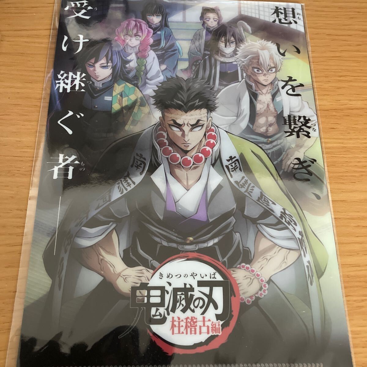 劇場版 鬼滅の刃 絆の奇跡、そして柱稽古へ 入場者 特典 第5弾【柱稽古編 キービジュアル クリアファイル】映画 非売品_画像1