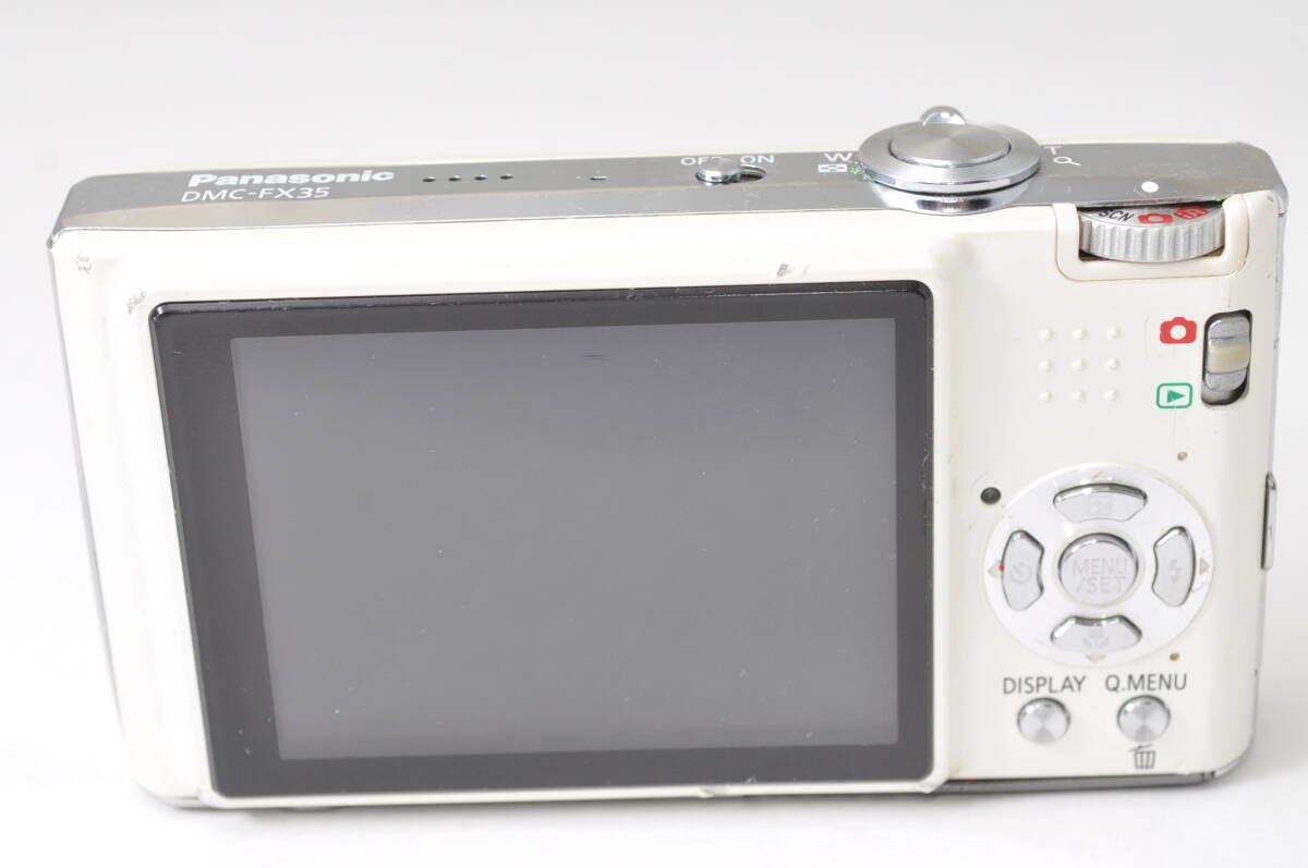 少々難あり パナソニック Panasonic LUMIX DMC-FX35 ホワイト ♯A5423の画像6