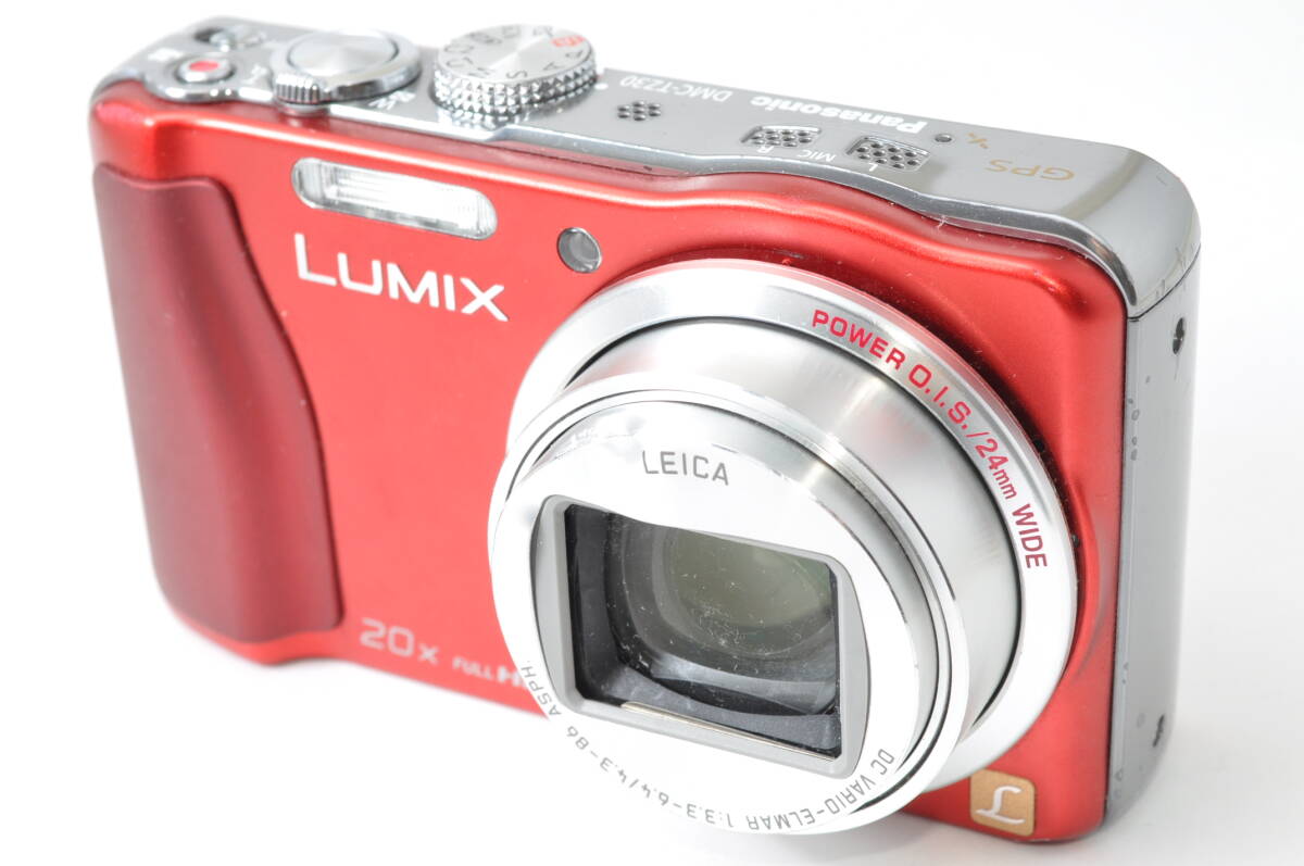 ジャンク扱い パナソニック Panasonic LUMIX DMC-TZ30 レッド ♯8564_画像1