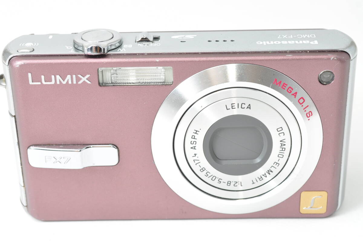 ☆きれいな一品☆ パナソニック Panasonic LUMIX DMC-FX7 シルバー ♯6848_画像2