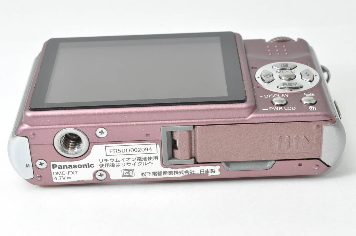 ☆きれいな一品☆ パナソニック Panasonic LUMIX DMC-FX7 シルバー ♯6848_画像7