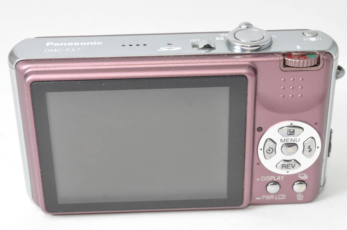 ☆きれいな一品☆ パナソニック Panasonic LUMIX DMC-FX7 シルバー ♯6848_画像6