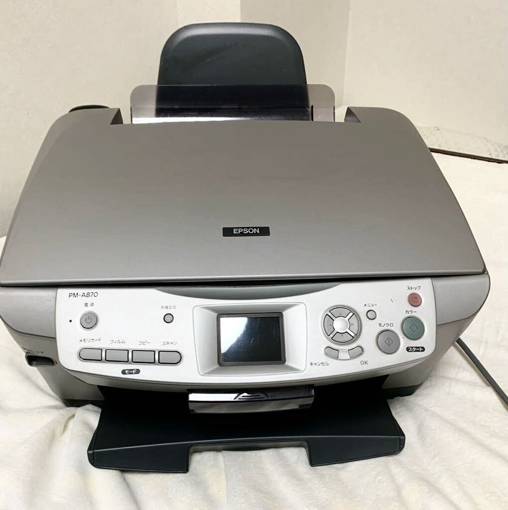 EPSON インクジェットプリンター PM-A870 作動確認済み_画像2