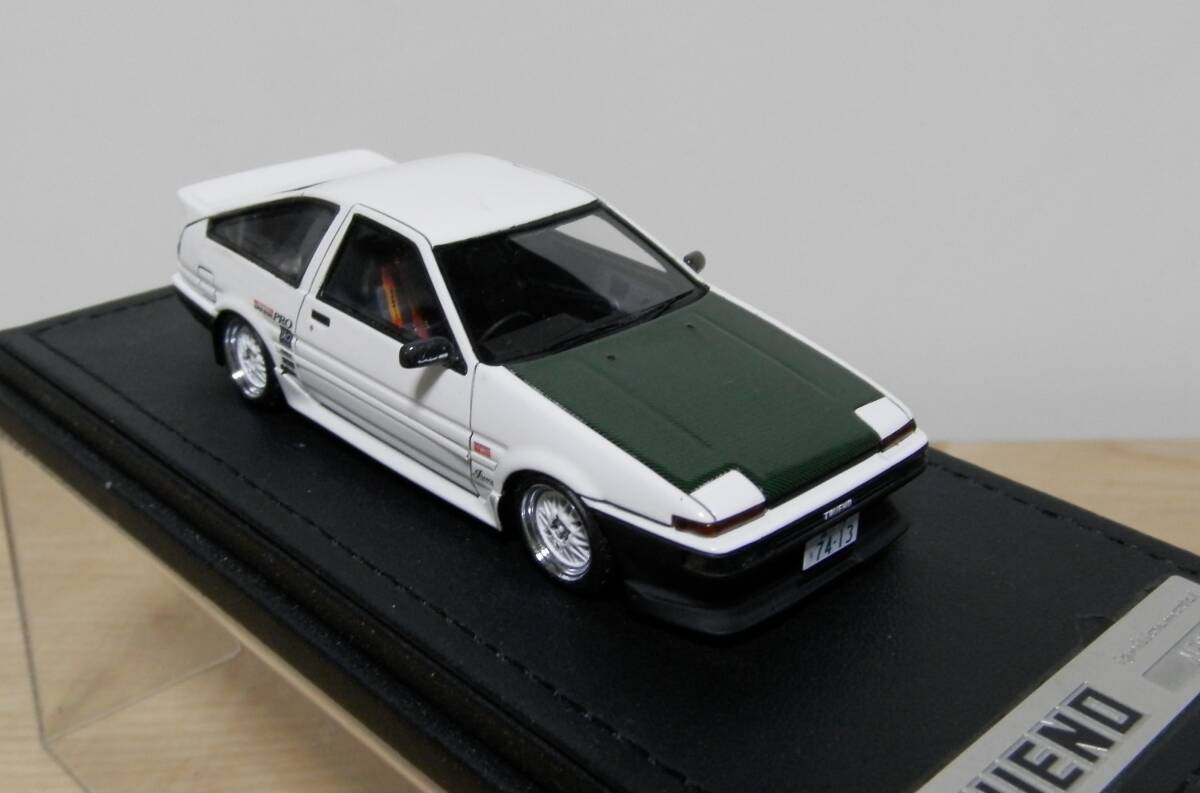 【難あり】イグニッションモデル IG1588 1/43 Toyota Sprinter Trueno (AE86) 3Door TK-Street Ver.2 White_画像4