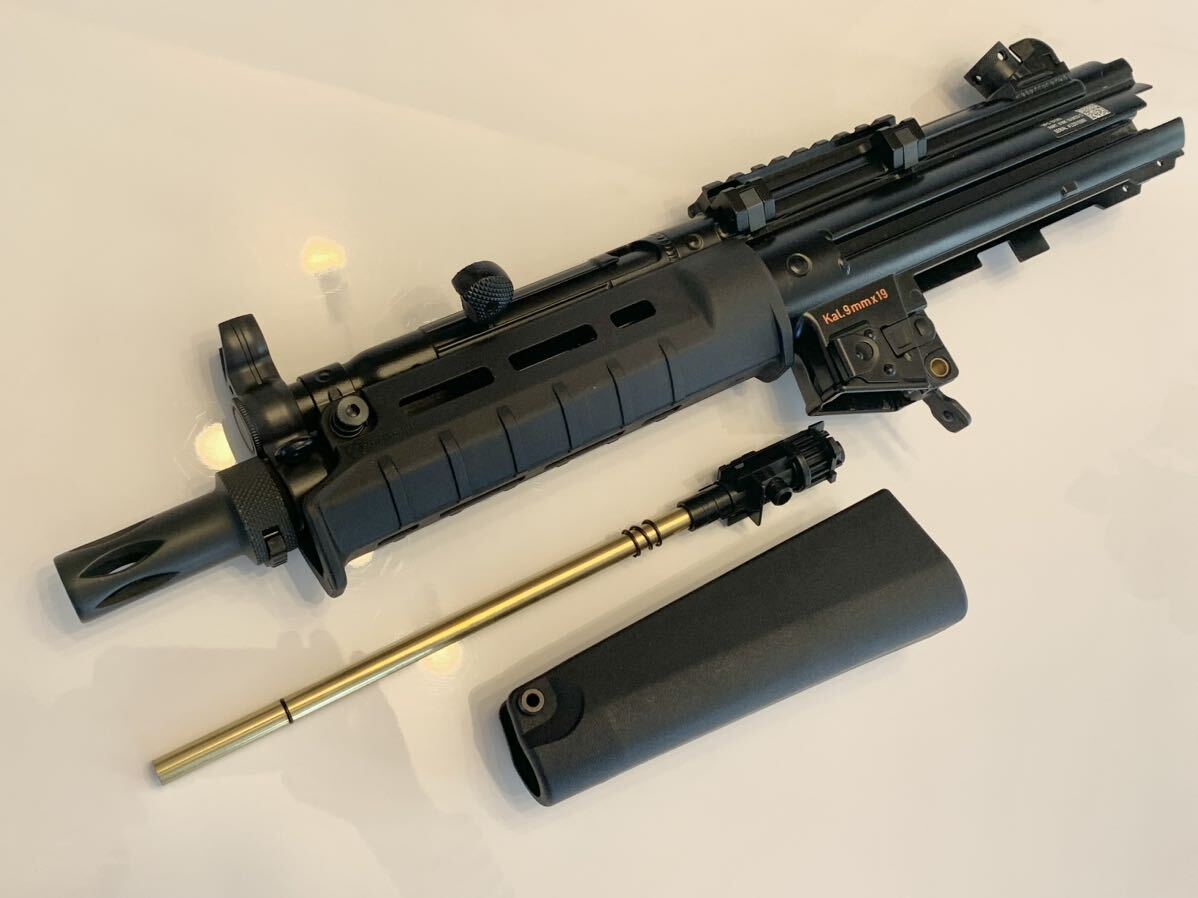 東京マルイ 次世代 MP5 実物 マグプルハンドガード アッパーフレーム インナーバレルアッセンブリー ハイダー マウント付き MAGPULの画像3