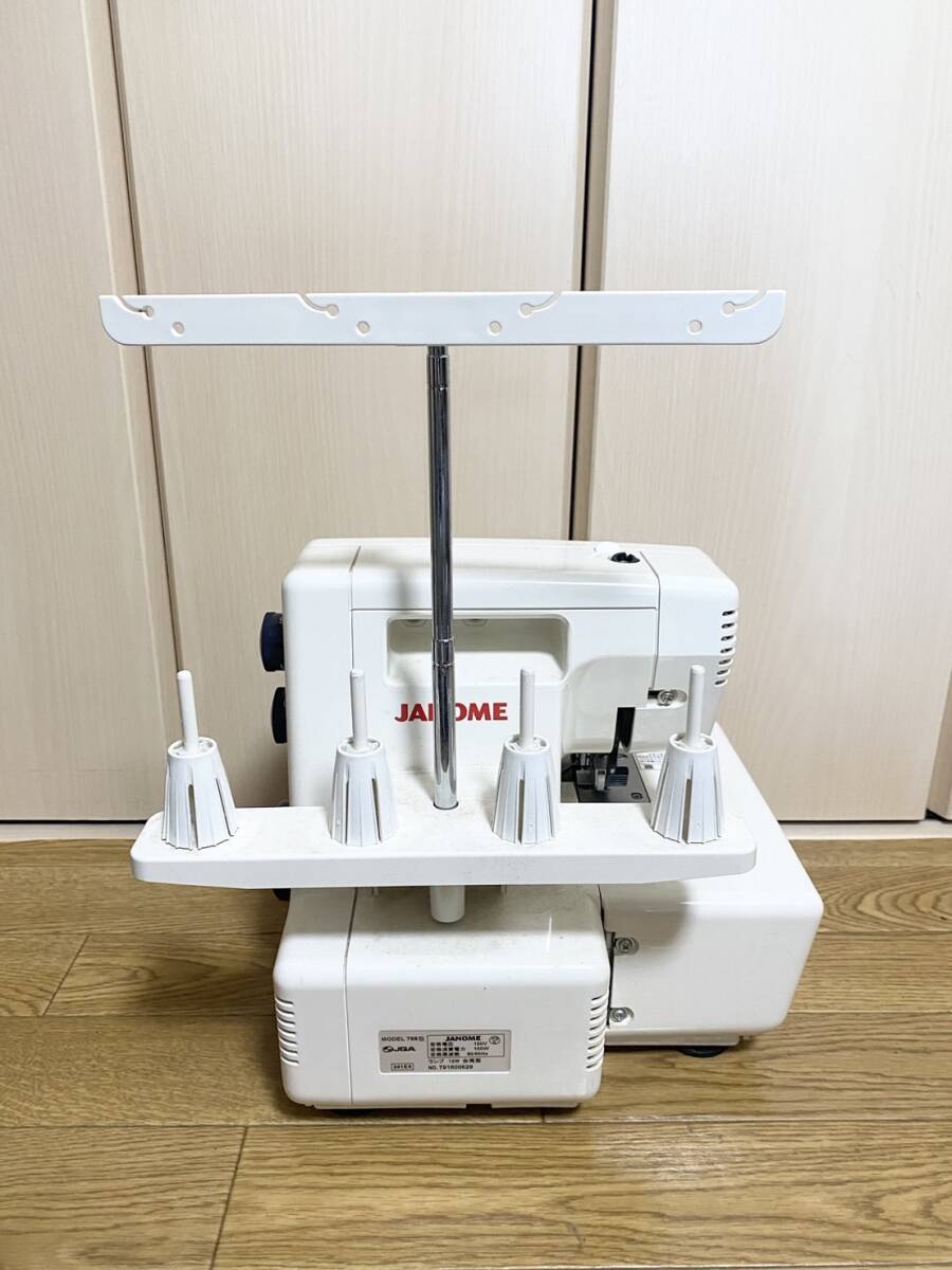 【used品】 JANOME ジャノメ ロックミシン MY LOCK 241EX MODEL 793型 ハンドクラフト 手芸_画像5