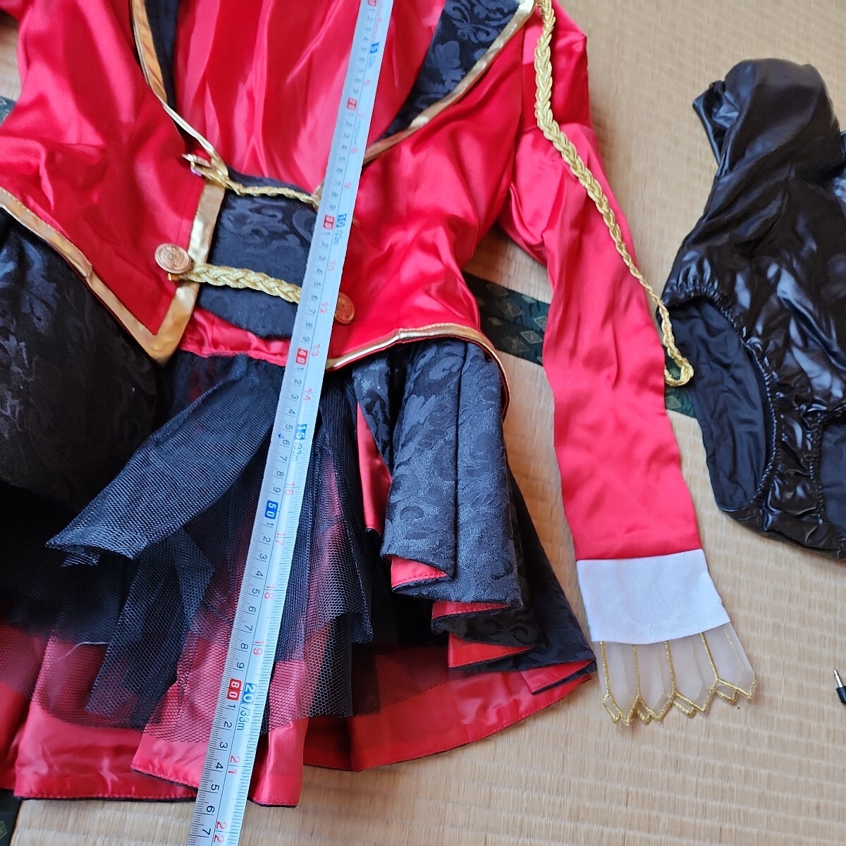 Fate FGO ネロ・クラウディウス  リターン・マッチ S,サイズ 一円スタートコスプレ衣裳 サテンのジャケットにジャガード 合革インナーの画像3