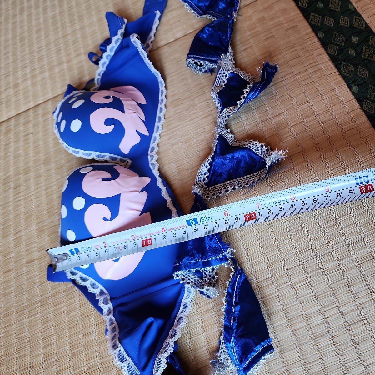  One-piece Nami alaba start compilation M size same etc. ( hand made speciality shop from buy ) one jpy start cosplay .. swimsuit. pattern is patchwork 