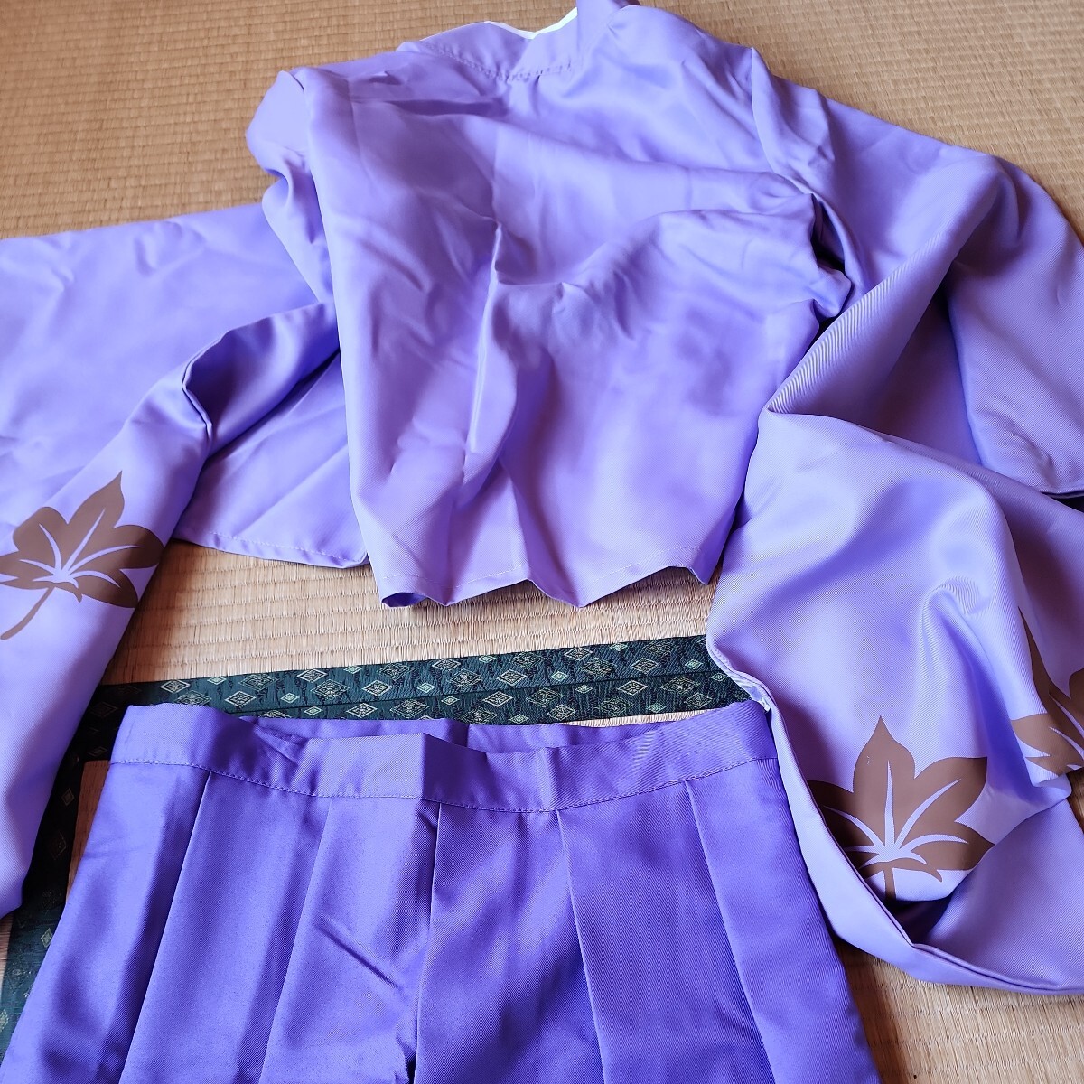 VOCALOID Vocaloid . звук LUKA тысяч книга@ Sakura кимоно L размер такой же и т.п. один иен старт костюмированная игра .. фиолетовый . ожоги чай цвет принт мягкость . рубашка 