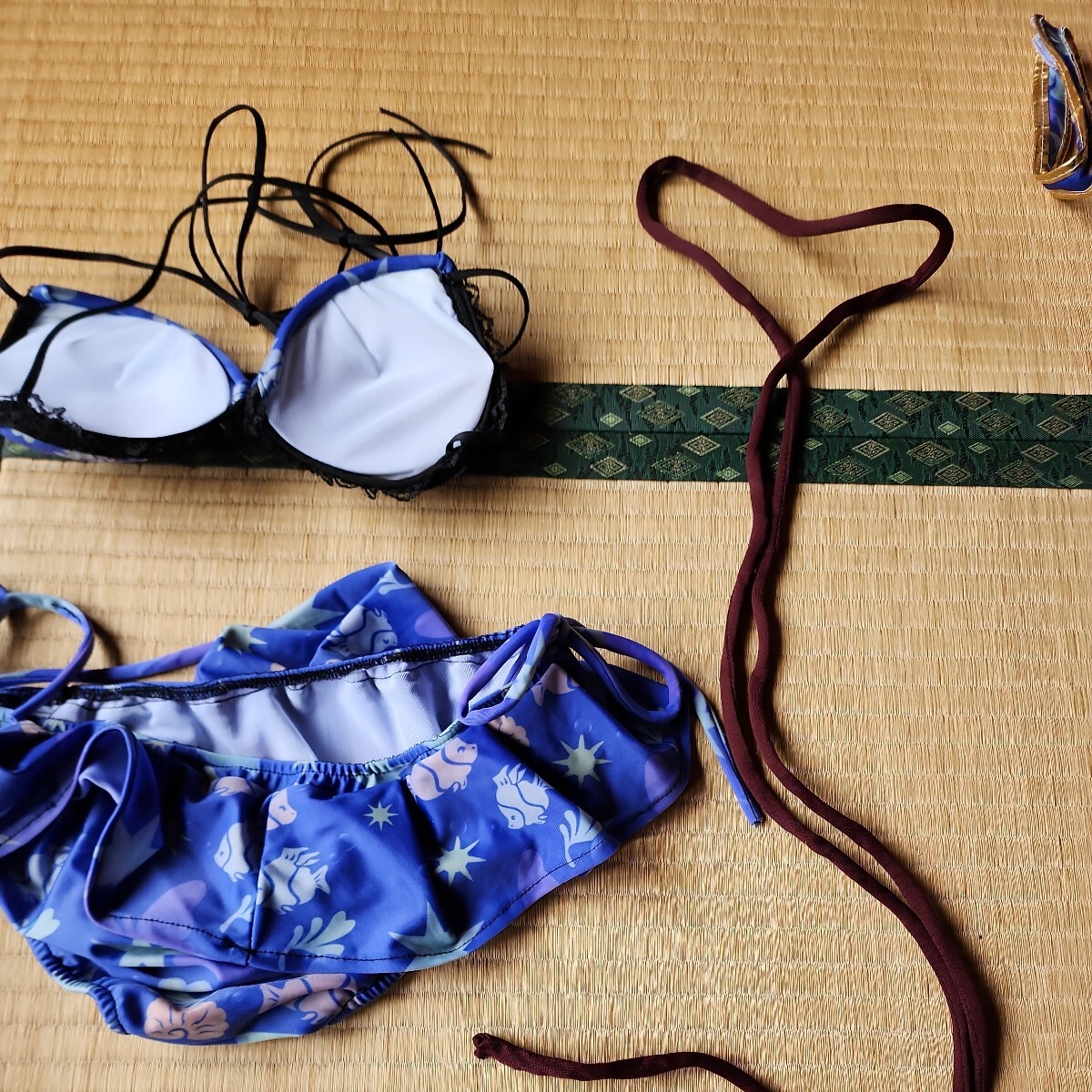  Rav Live ....skfes swimsuit S size same etc. one jpy start cosplay .. swimsuit is little elasticity equipped Gold tape 