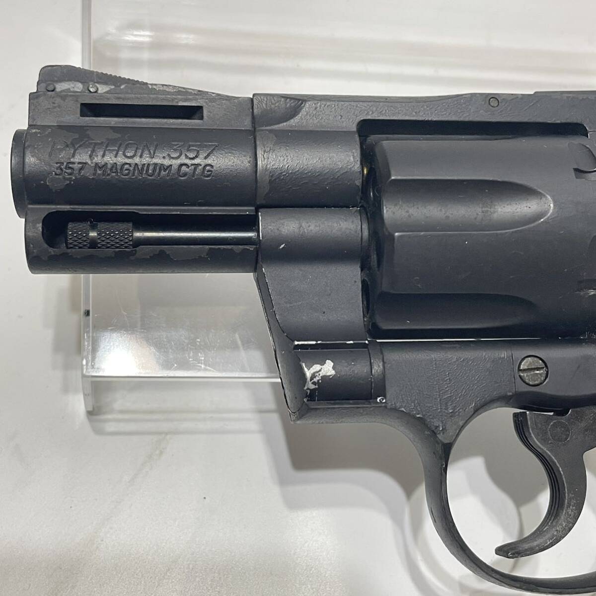 1 jpy ~ PYTHON 357 MAGNUM CTG gas revolver Junk Manufacturers unknown Colt python 357 Magnum gas gun 
