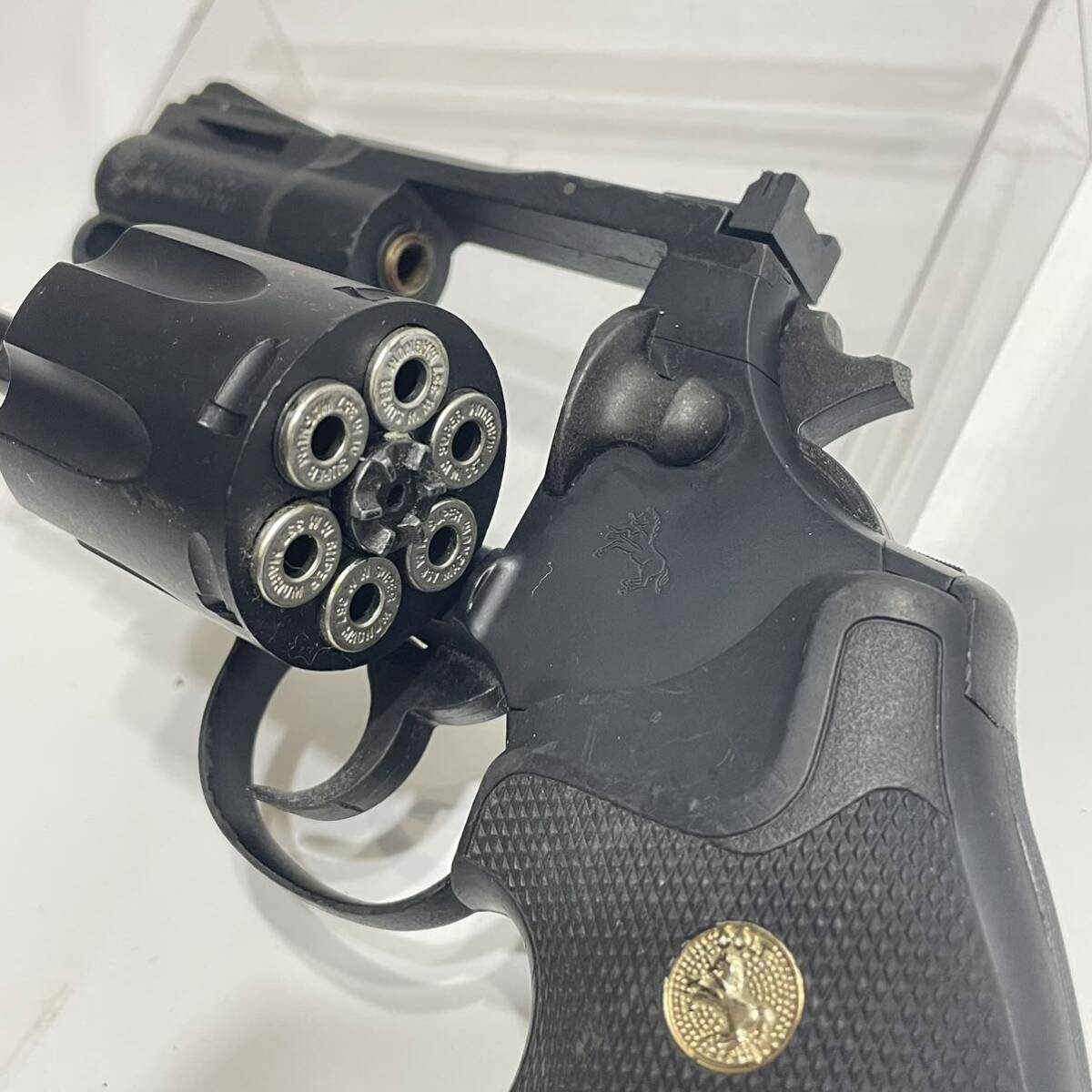 1 jpy ~ PYTHON 357 MAGNUM CTG gas revolver Junk Manufacturers unknown Colt python 357 Magnum gas gun 