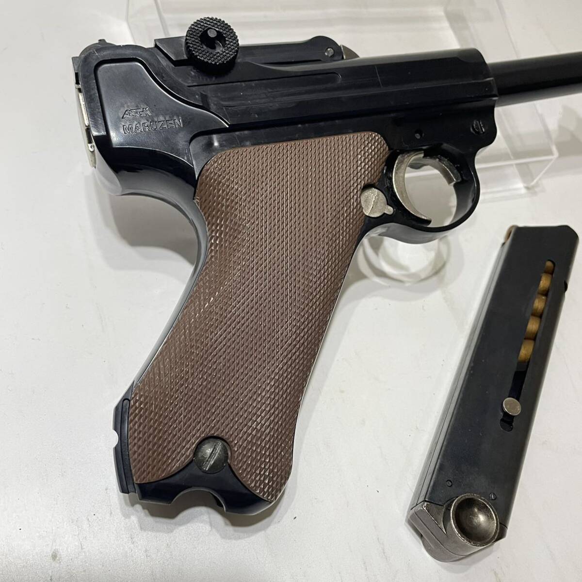 1円〜 MARUZEN マルゼン Luger P-08 ルガー エアガン ブローバック式_画像3