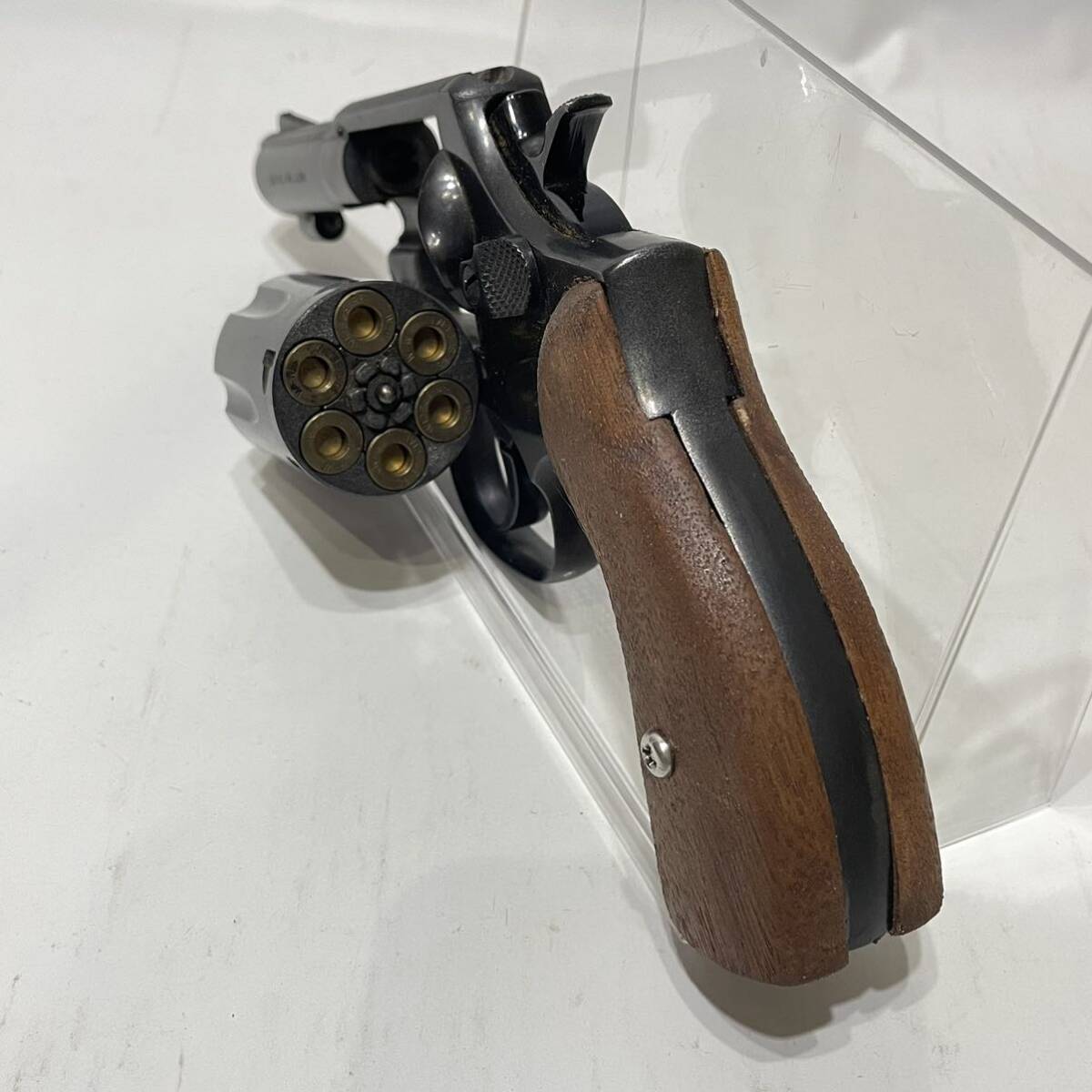 1円〜 コクサイ KOKUSAI FBI SPECIAL M13 357 MAGNUM 3インチ マグナム モデルガン リボルバー ウッドグリップ HW ヘビーウェイト_画像4